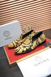 versace cuir chaussures pour homme s_120a626